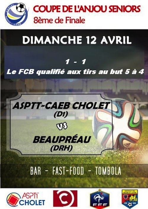 Coupe de l'Anjou - 8eme de finale b